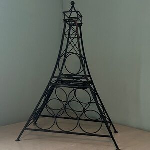 Black Eiffel Tower Wine Rack